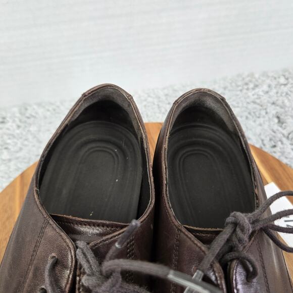 Cole Haan Henry Grand Os Blucher Cap Toe Brown Daily Oxford Dress Shoes Mens 9 M - Picture 11 of 13